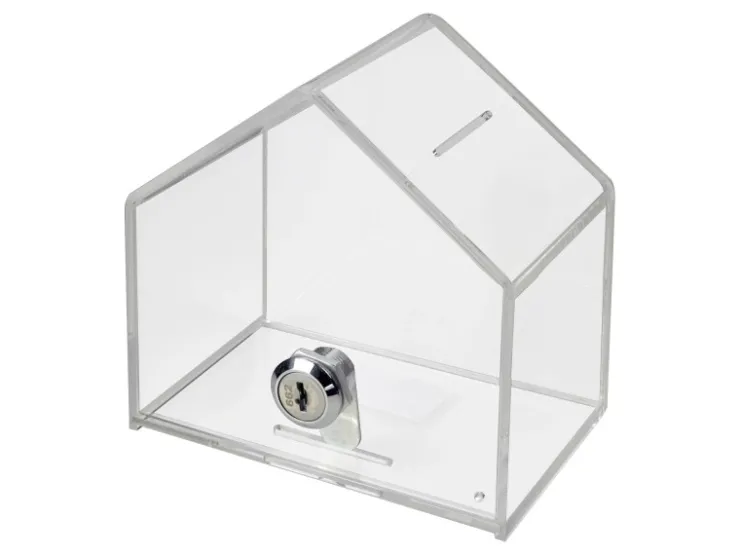 HMF 46911 Spendenbox Aktionsbox Spendenhaus Acryl 138 x 125 x 90 cm* Vitrinen