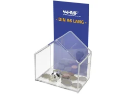 HMF 46911 Spendenbox Aktionsbox Spendenhaus Acryl 138 x 125 x 90 cm* Vitrinen