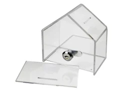 HMF 46911 Spendenbox Aktionsbox Spendenhaus Acryl 138 x 125 x 90 cm* Vitrinen
