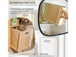HMF Aufbewahrungsbox 3740 Holz zum Zusammenstecken 25cm in