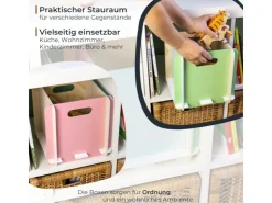 HMF Aufbewahrungsbox 3740 Holz zum Zusammenstecken 25cm in Mehrfarbig* Holzregale