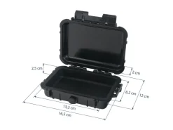 HMF ODK500 Outdoor-Koffer Klein Wasserdichte Box Boot und Freizeit 16 x 12 x 54 cm