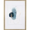 Holz-Bilderrahmen Silber/Gold 21 cm x 29,7 cm