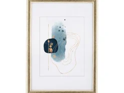 Holz-Bilderrahmen Silber/Gold 21 cm x 29,7 cm