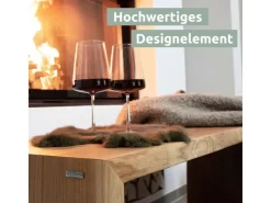 holz4home Massivholz Hocker Bank aus Eiche mit Baumkante S