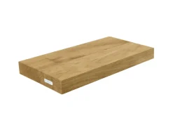 holz4home Schwebendes Wandregal aus Eiche 40cm Ohne Baumkante Natur* Wandregale