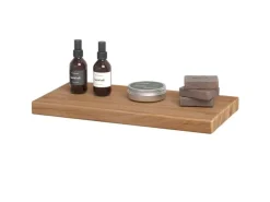 holz4home Schwebendes Wandregal aus Eiche 40cm Ohne Baumkante Natur* Wandregale