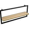 holz4home Wandregal mit Rahmen MDF Sonoma Long* Schweberegale