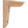 Holzkonsole Eiche 17,5 cm x 12,5 cm* Wandregale|Bücherregale