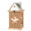 Holz-Laterne 44 cm Natur* Laternen