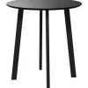 HOMCOM Esstisch für 4 Personen MDF Stahl Schwarz 72L x 72B x 75H cm