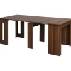 HOMCOM Esstisch Klapptisch Ausziehbar Modernes Design Braun 180 x 85 x 75cm* Tische