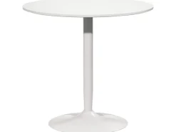 HOMCOM Esstisch MDF Stahl 80L x 80B x 75H cm Weiß* Tische