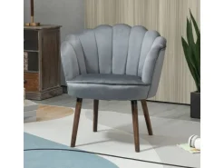HOMCOM Esszimmerstuhl mit Weichem Sitzkissen 66 x 66 x 78,5 cm* Kissen