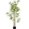 HOMCOM Künstliche Pflanze Kunststoff Metall Ø15 x 180H cm