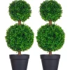 HOMCOM Künstliche Pflanzen 2er-Set 60 cm