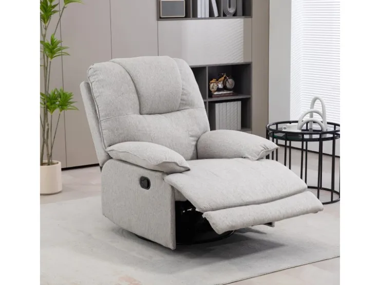 HOMCOM Relaxsessel mit Liegefunktion Fußstütze Taschenfederkern* Sofas