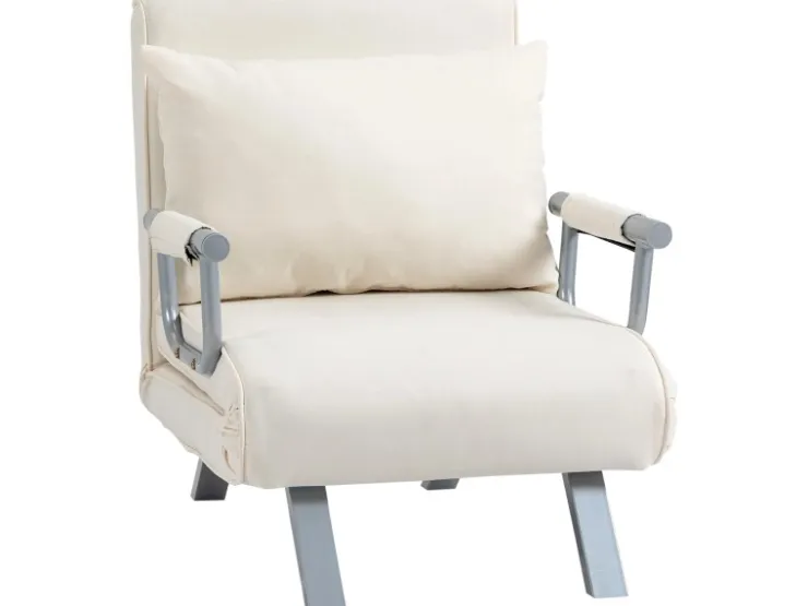 HOMCOM Schlafsofa mit Armlehne 3-in-1 Multifunktion 65 x 69 x 80 cm