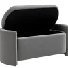 HOMCOM Sitzbank Bettbank mit Stauraum Polsterbank 105 x 44 x 45 cm