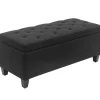 HOMCOM Sitzbank Polsterbank mit Stauraum Truhenbank 100 x 40 x 44 cm* Hocker
