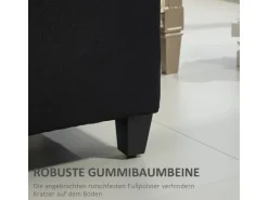 HOMCOM Sitzbank Polsterbank mit Stauraum Truhenbank 100 x 40 x 44 cm* Hocker