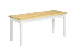 HOMCOM Sitzbank 2-Sitzer bis 220 kg Belastbar 102 x 36 x 45 cm* Sitzbänke