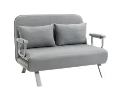 HOMCOM 2-Sitzer Schlafsofa mit Armlehne 111 x 80 x 78cm* Sofas