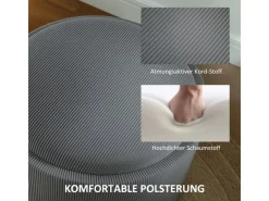 HOMCOM Sitzhocker mit Stauraum Hocker Polyester 56 x 56 x 42 cm* Hocker