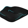 HOMCOM Sitzkissen Orthopädisches Polyester Schwarz 44L x 39B x 13H cm* Kissen
