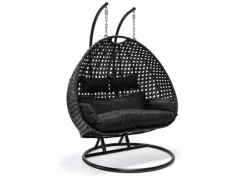 Home Deluxe Hängesessel Twin Polyrattan