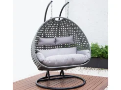 Home Deluxe Hängesessel Twin Polyrattan* Kissen
