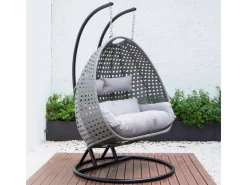 Home Deluxe Hängesessel Twin Polyrattan* Kissen