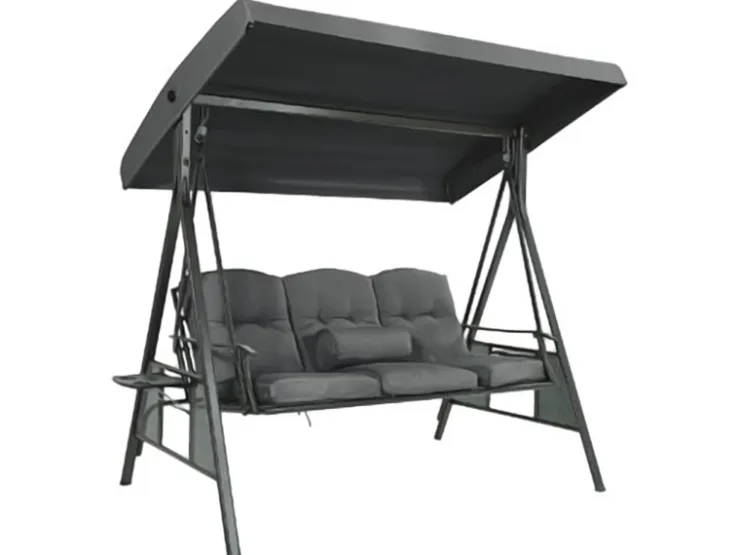 Home Deluxe Hollywoodschaukel Descanso Grau