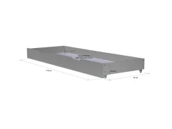 Homestyle4u Bettkasten in 173x16x63 cm 2040