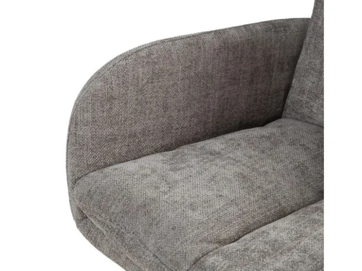 Homestyle4u 2er Set Polsterstühle Drehbar in Grau 2851