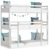 Homestyle4u Etagenbett 90x200 cm in Weiß 1978