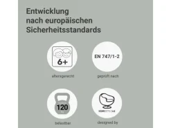 Homestyle4u Hochbett 90x200 in 1861* Leitern|Betten