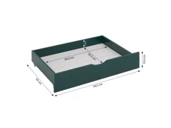 Homestyle4u Kinderbett 90x200 Holzbett mit Rausfallschutz 2912* Betten