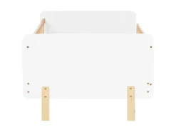 Homestyle4u Kinderbett 90x200 mit Raufallschutz Lattenrost 2604* Bettwäsche