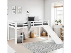 Homestyle4u Kinderbett 90x200 mit Rutsche in 1434