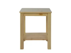 Homestyle4u Nachttisch 38x47x32 in Braun 1826