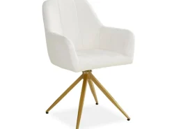 Homestyle4u Polsterstuhl Drehbar 4er Set in Beige 2731* Stühle