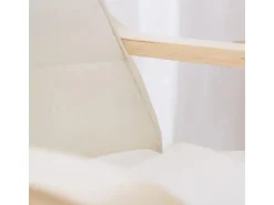 Homestyle4u Relaxsessel mit Fußstütze in Beige 2406