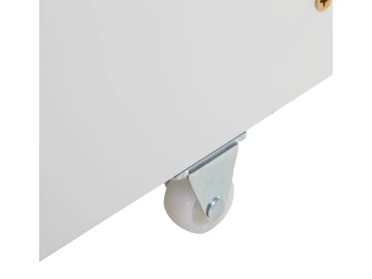 Homestyle4u Schublade Bettkasten mit Rollen in Weiß 2595* Betten