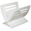 Homestyle4u Zeitungsständer Magazinhalter Holz Weiß