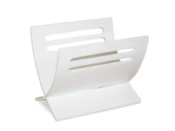 Homestyle4u Zeitungsständer Magazinhalter Holz Weiß