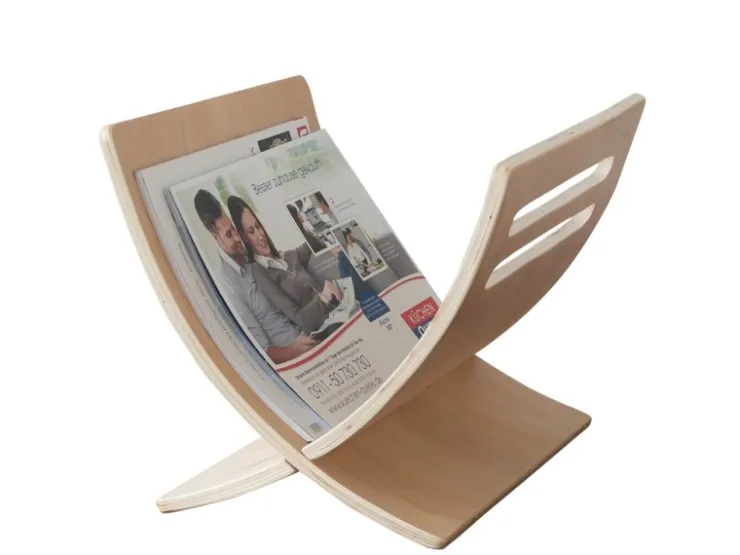 Homestyle4u Zeitungsständer Magazinhalter Holz Natur* Bücherregale