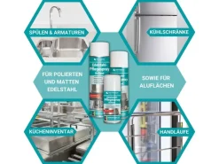 HOTREGA Edelstahl Pflegespray Brillant 500 ml
