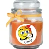 HS Candle Duftkerze & Bonbon Glas Danke Orange Honigmelone* Windlichter