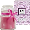HS Candle Duftkerze & Bonbon Glas Ø7cm Lavendel